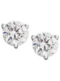 Near Colorless Stud Earrings in 18k White Gold or Gold (1/4 ct. )