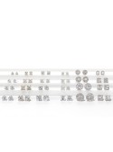 Near Colorless Stud Earrings in 18k White Gold or Gold (1/4 ct. )