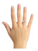 Women's Quartz (1-3/5 ct.) and White (3/4 ct.) 3- Ring in