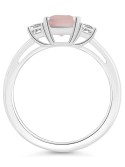 Women's Quartz (1-3/5 ct.) and White (3/4 ct.) 3- Ring in