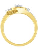 Heart Promise Ring (1/6 ct. ) in 14k Gold Over