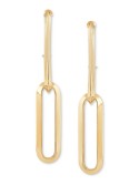 Polished Drop Earrings in 10k Gold