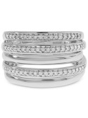 Multi-Layer Statement Ring (1/4 ct. ) in