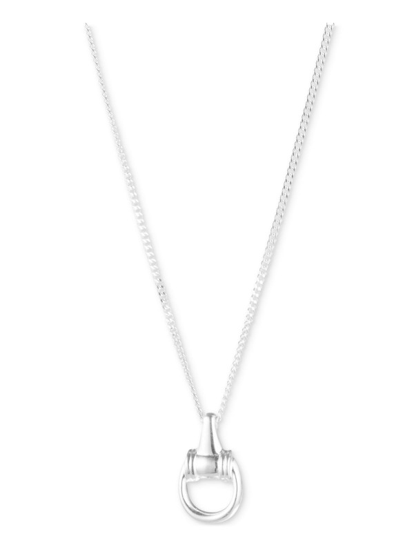 Horsebit Pendant Necklace in , 15