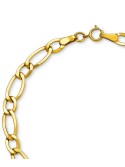 Polished Chain Bracelet in 10k Gold