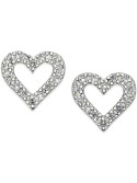 Heart Stud Earrings in (1/10 ct. )