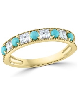 (1/4 ct. ) & Turquoi...