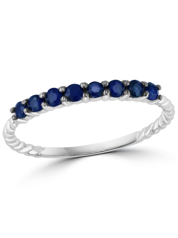 Sapphire Stack Ring (1/3 ct. ) in 14k White Gold