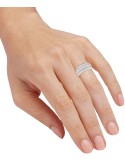 Multirow Statement Ring (3/4 ct. ) in