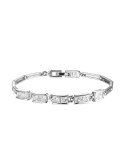 -Tone Tennis Bracelet