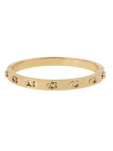 Signature C Hinged Bangle Bracelet