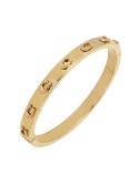 Signature C Hinged Bangle Bracelet