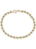 Rope Chain Bracelet in 10k Gold