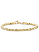 Rope Chain Bracelet in 10k Gold