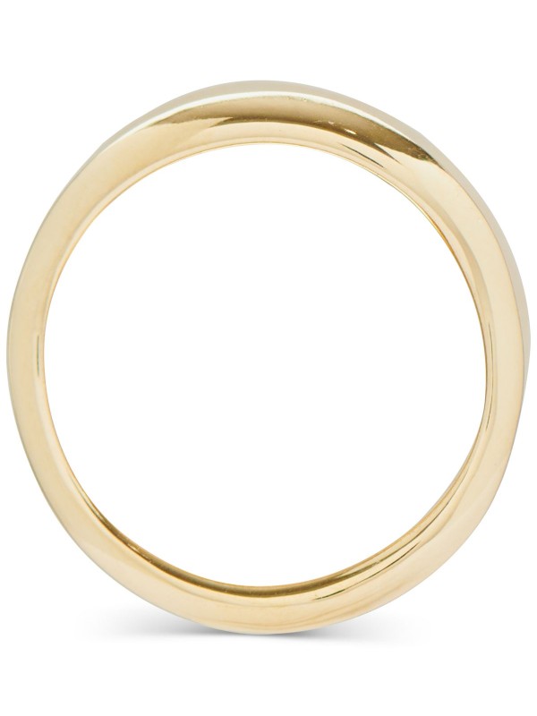 Gold-Tone High Shine Modern Ring