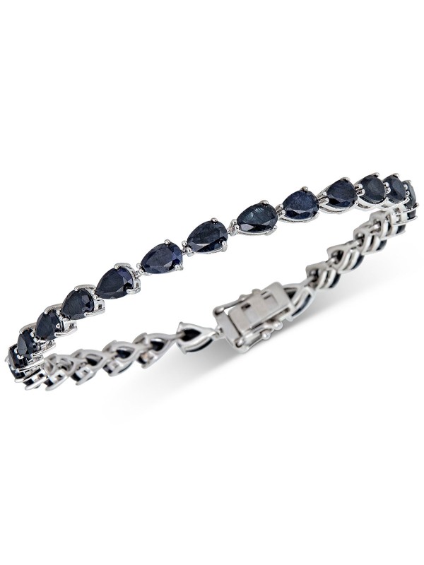 Black Sapphire Tennis Bracelet (13 ct. ) in