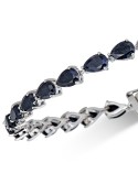 Black Sapphire Tennis Bracelet (13 ct. ) in