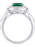 (1-1/2 ct. ) and White Sapphire (1/2 ct. ) Ring in