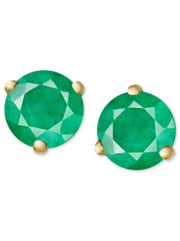 14k Gold Earrings, Stud (3/4 ct. )