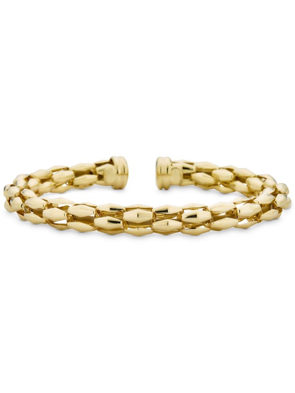 Turbo Bangle Bracelet in 14k Gold-Plated