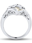 Mother & Child Ring (1/7 ct. ) in & 14k Gold