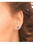 3-Pc. Set White, , & Blue Stud Earrings (3-5/8 ct. ) in