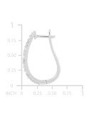 Oval Hoop Earrings (1/2 ct. ) in