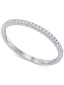 Petite  Band (1/10 ct. ) in 14k Gold