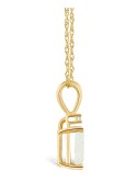 (1/2 ct. ) and Pendant Necklace in 14K Yellow Gold or 14K Gold