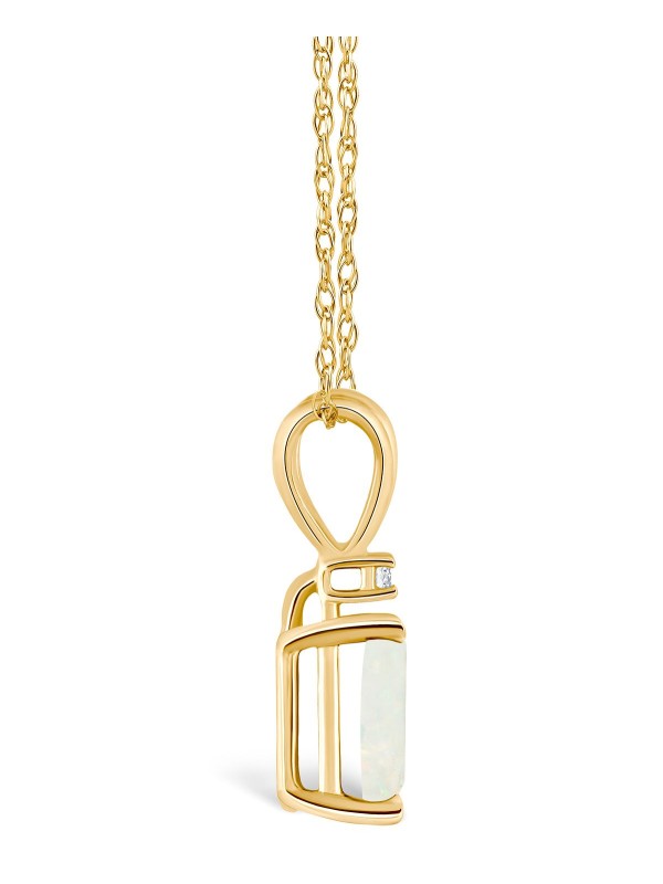 (1/2 ct. ) and Pendant Necklace in 14K Yellow Gold or 14K Gold