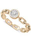 Chain Ring (1/10 ct. ) in Gold Vermeil