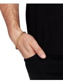 Men's Cashmere Rope Bracelet in 10k Gold