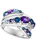 Multi-Gemstone Crossover Ring (2-7/8 ct. ) in